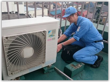 業務用冷凍空調機器(フロン）点検