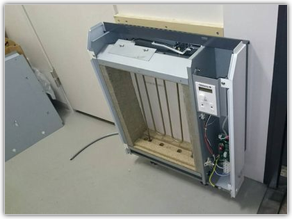 蓄熱暖房器設置工事３