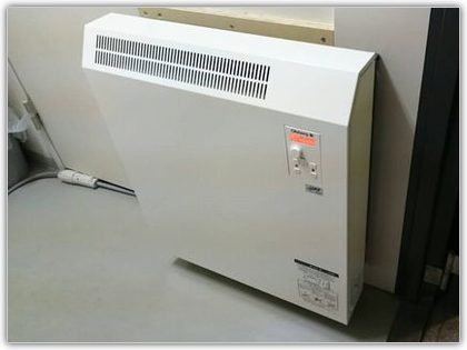 蓄熱暖房器設置工事５